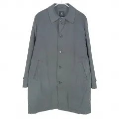 OLZEN メンズ 秋冬 ソフト裏地 キルティングジャケット カーキグレー 105 (HU42422)