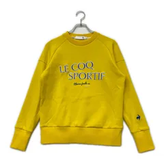 中古 レディース ルコックスポルティフ le coq sportif スウェット M 黄色 ダンボール素材