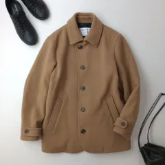 SHIPS any シップス エニィPURE WOOL MELTON シングル Pコート S ベージュ/26F.のサムネイル