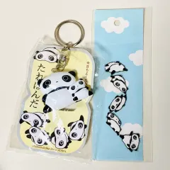 日本古典ヴィンテージ San-X タレパンダ タレパンダ フィギュアキーホルダー ワッペンスステッカー 平成レトロ