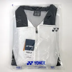 【未使用】YONEX ヨネックス ユニ裏地付ウィンドウォーマーシャツ 70105 Sサイズ ホワイト／ピンク