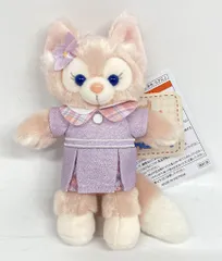 東京ディズニーシー ぬいぐるみバッジ Duffy and Friend リーナベル(紫ラメ)/Wonderful Friendship