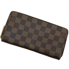 【中古】LOUIS VUITTON | ルイ・ヴィトン ジッピーウォレット ダミエ ラウンドファスナー 長財布 N60046 ローズバレリーヌ ブラウン×ピンク【尾張小牧店】