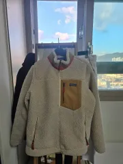 パタゴニア レトロX ナチュラル ネスト ブラウン レディース Lサイズ