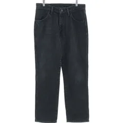 古着 ラスラー RUSTLER ブラックデニム ストレートデニムパンツ メンズw34相当/eaa417039