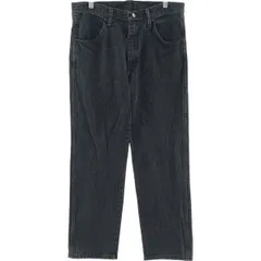 古着 ラスラー RUSTLER ブラックデニム テーパードデニムパンツ メンズw34相当/eaa417475