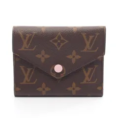 ルイ・ヴィトン LOUIS VUITTON 三つ折り財布 ポルトフォイユ ヴィクトリーヌ M62360 ローズバレリーヌ PVCコーティングキャンバス ポルトフォイユ・ヴィクトリーヌ