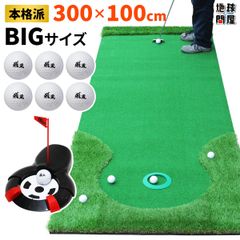 GolfStyle 3m Putting Mat, Golf Putting Practice Mat, Rough Putting Mat, Large, Thick, Indoor/Outdoor, Artificial Turf SBR, Professional Grade, 300 x 100cm, Ω Series, Automatic Golf Ball Return CAT Set