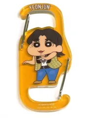 【中古】キーホルダー ヨンジュン ツインカラビナホルダー 「TOMORROW X TOGETHER×クレヨンしんちゃん」