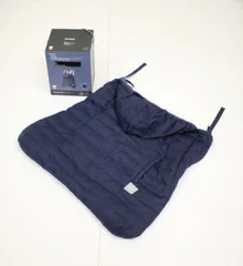 美品 ベビーホッパー ウィンター・マルチプルダウンカバー ウールライク ネイビー クリーニング済み D10601t