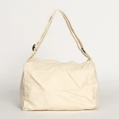 【新品・未使用】 ショルダーバッグ メンズ キャンバス メッセンジャーバッグ A4 大容量 大きめ ファスナー付き マチ広い 軽い 肩掛け おしゃれ かっこいい カジュアル 通学 旅行 バッグ 即購入可 ホリデー エーエム アイボリー 白 KB-207-CP