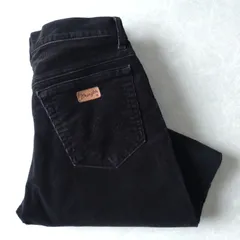 ■古着 Wrangler ラングラー コーデュロイパンツ TEXAS STRETCH 黒 古着 実寸W32L30【L5424】
