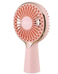HOAIYO ミニハンディファン 携帯扇風機 3段階風量調節 小型 軽量 ピンク ポケットファン 手持ち扇風機 卓上扇風機 静音設計 USB充電式 熱中症対策 暑さ対策 旅行 外出 アウトドア 子供 高齢者 女性 プレゼント ミニ扇風機 パーソナルファン