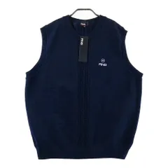 サイズ：3L PING ピン 2025年モデル ニットベスト  ネイビー系 [240101606039] ゴルフウェア メンズ ストスト