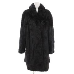 サガミンク SAGA MINK 銀サガ ファーコート 毛皮コート ミドル丈