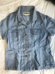 半袖デニムシャツ シャツ
