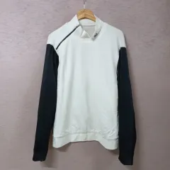 B1-15/フットジョイ クリーム色 ダウン ニットTシャツ メンズ105