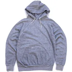 80s USA製 DISCUS 無地 スウェットパーカー 杢グレー M★B フーディー ブランク ビンテージ オールド ラグラン TULTEX