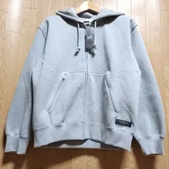 【Mサイズ】GU × UNDERCOVER ヘビーウェイトスウェットフルジップパーカー グレー