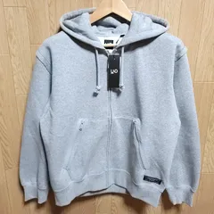 【Sサイズ】GU × UNDERCOVER ヘビーウェイトスウェットフルジップパーカー グレー