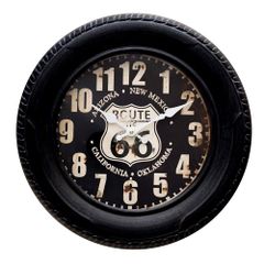 ROUTE 66 掛時計 ヴィンテージ風デザイン - メルカリ