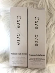 【キュアフォルテ薬用プレミアムスカルプセラム内容量120ml中約9割程残っています×2箱セット】