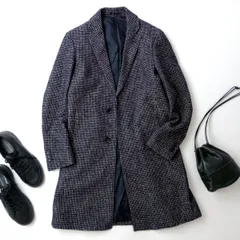 SUIT SELECT スーツセレクト 尾州ウール チェスターコート アウター(HE＋7742)25F☆