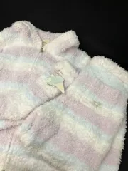 [タグ付] GELATO PIQUE ジェラートピケ ランダムボーダーパーカー ショートパンツ 靴下 ピンク フリーサイズ 部屋着 3点セット