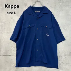 Kappa フラップポケット ビッグシルエット 半袖オープンカラーシャツ　★ ■◇