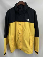 THE NORTH FACE マウンテンパーカーXL 黒/黄色フード付き値下げ可