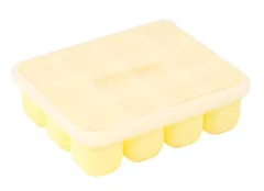 新品 monee シリコン フリージング 30ml x 12キューブ ブロックトレー 離乳食ストック 小分け 作り置き 保存容器 BPA フリー 食洗器 対応 ベビー食器 (イエロー) Food Storage Cube Tray (30ml Yellow)