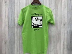 Disney／ミッキーマウス／90s Disney store／グアム限定／半袖Tシャツ／Sサイズ／メンズ／グリーン／デッドストック