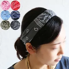ヘアターバン エスニック ヘアバンド 幅広 ペーズリー柄 総柄 カジュアル カラフル ヘアアレンジ ヘアアクセ 山ガール 大人 ファッション アジアン レディース スポーツ 軽量 ストレッチ 伸縮性 カチューシャ 運動 ヨガ フェス ダンス ジム ワイド幅