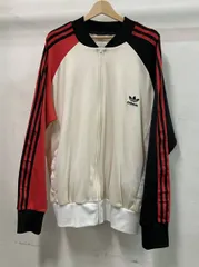 adidas アディダス 00S 05年製 マルチカラー トラックジャケット スポーツ ロゴ 刺繍 XL ベトナム製 ベージュ レッド ブラック ナイロン