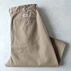 ■古着 Polo by Ralph Lauren ポロバイラルフローレン CHATFIELD PANT ポロチノ ツイルパンツ 2タック ベージュ 実寸W34L30【L5427】