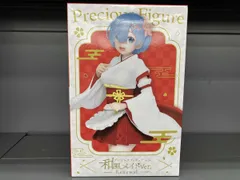  未開封品 タイトｰ レム ~和風メイドver.~ Renewal (着物:ホワイト×レッド) プレシャスフィギュア Re:ゼロから始める異世界生活