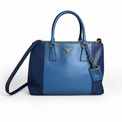 プラダ PRADA  サフィアーノレザー トートバッグ バイカラー