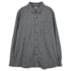 古着 エルエルビーン L.L.Bean TRADITIONAL FIT ギンガムチェック 長袖 ボタンダウン フランネルチェックシャツ メンズL相当/eaa609716
