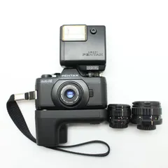 PENTAX auto110 　レンズ２本　フラッシュ　SILKミニ三脚 PENTAX auto110 レンズ2本 フラッシュ SILKミニ三脚 - メルカリ