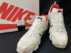 美品】NIKE × STUSSY エアズームスピリドン ホワイト 白 27.5 - メルカリ