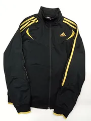 adidas/アディダス　climalite　ジャージ　黒×黄　サイズM【中古品】