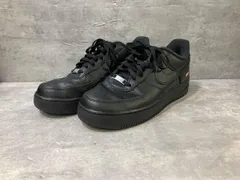 NIKE × supreme スニーカー AIR FORCE 1 LOW BLACK CU9225-001 サイズ27.5 ブラック ナイキ×シュプリーム