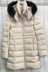 NANO universe 西川ダウン(R)サージロングダウン ナノユニバース フーデットダウンジャケット 6693214300 size S