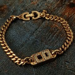 美品】Dior ディオール ヴィンテージゴールド 喜平ブレスレット187