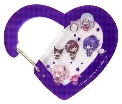 【中古】キーホルダー 25時、ナイトコードで。 アクリルカラビナ 「プロジェクトセカイ カラフルステージ!feat. 初音ミク×サンリオキャラクターズ×animate cafe」