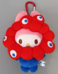 【中古】キーホルダー マイメロディ ミャクミャクなりきりぬいぐるみBC 「ミャクミャク×サンリオキャラクターズ EXPO2025」