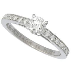 再値下げ ブシュロン クルドパリ ダイヤモンドリング0.31ct - メルカリ
