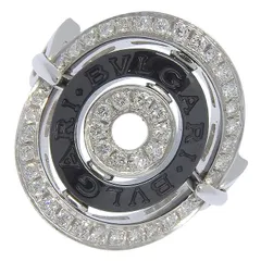 BVLGARI ブルガリ アストラーレ チェルキ ブラックセラミック ダイヤ リング K18WG 750 ホワイトゴールド ブラックセラミック ダイヤモンド 12号 指輪 アクセサリー レディース 送料無料 241001029037 ★