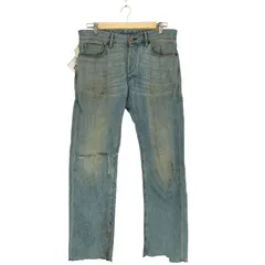 リーバイス Levis MADE＆CRAFTED RULER STRAIGHT ボタンフライデニムパンツ メンズ  32/32