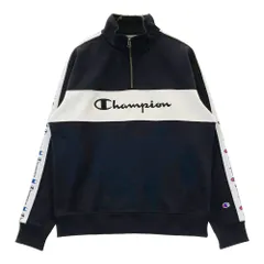 サイズ：XL CHAMPION GOLF チャンピオンゴルフ  裏起毛 ハーフジップ スウェットトレーナー  ブラック系 [240101604418] ゴルフウェア メンズ ストスト